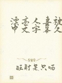 漂亮人妻被中出中文字幕久久