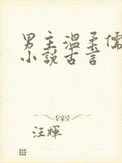 男主温柔儒雅的小说古言