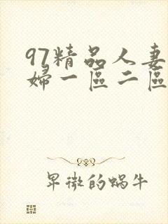 97精品人妻少妇一区二区