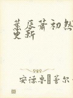 叶辰萧初然最快更新