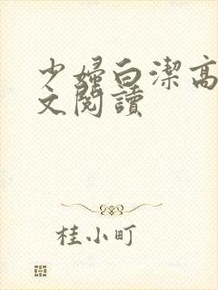 少妇白洁高义全文阅读