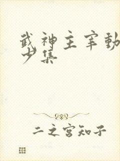 武神主宰动漫多少集