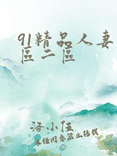 91精品人妻一区二区