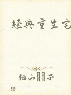 经典重生宅斗文