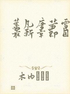 叶凡唐若雪医婿最新章节目录