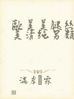 欧美美腿丝袜唯美清纯另类