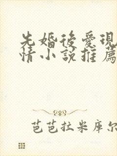 先婚后爱现代言情小说推荐