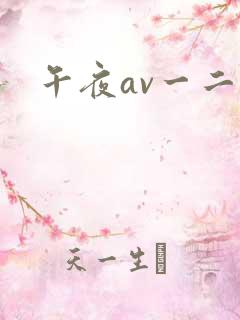 午夜av一二区