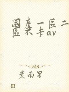 国产一区二区三区不卡av