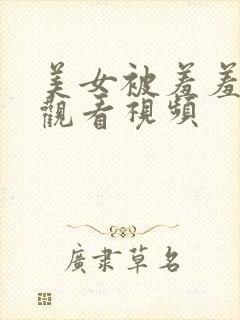 美女被羞羞在线观看视频