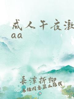 成人午夜激情aaa
