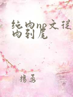 纯肉np文从头肉到尾