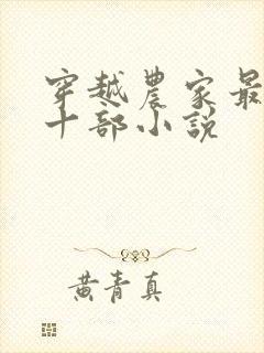 穿越农家最经典十部小说