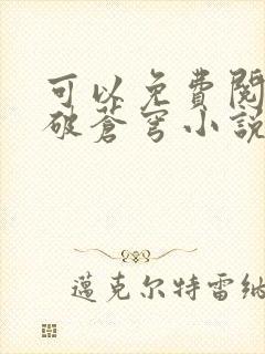 可以免费阅读斗破苍穹小说的软件