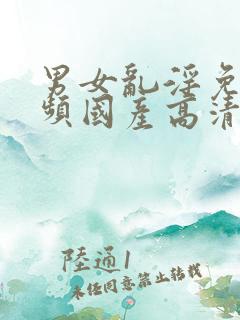 男女乱淫免费视频国产高清