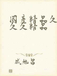 国产精品久久久久久精品