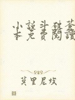 小说斗破苍穹完本免费阅读