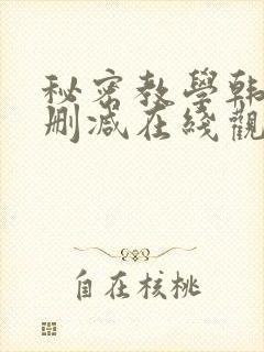 秘密教学韩漫无删减在线观看