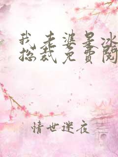 我老婆是冰山女总裁免费阅读最新