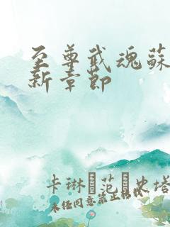 至尊武魂苏莫最新章节