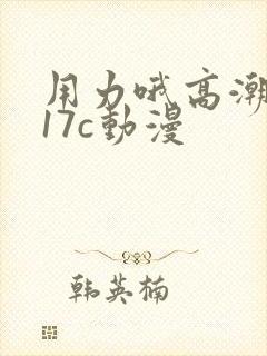 用力哦高潮喷了17c动漫
