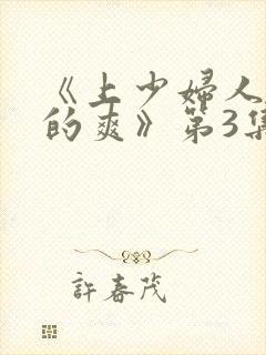 《上少妇人妻真的爽》第3集