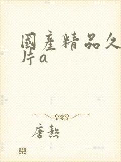 国产精品久久毛片a