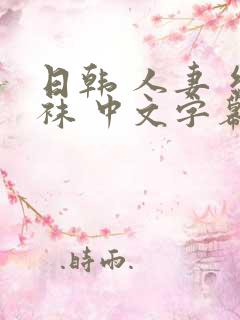 日韩 人妻 丝袜 中文字幕