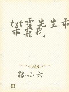 txt霍先生乖乖宠我