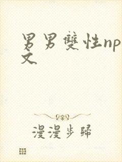 男男双性np黄文