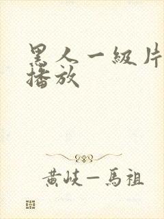 黑人一级片在线播放