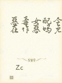 恶毒女配今天也在作恶吗免费阅读