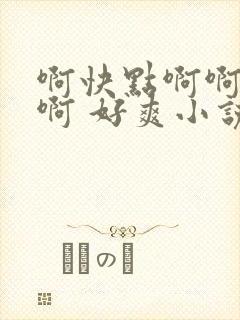 啊快点啊啊用力啊 好爽小说