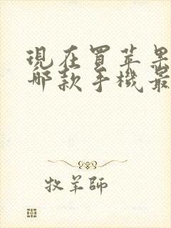 现在买苹果手机哪款手机最值得购买