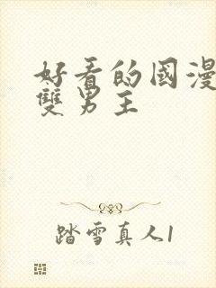 好看的国漫推荐双男主