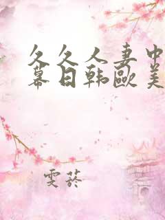 久久人妻中文字幕日韩欧美精品