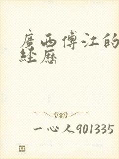 广西傅江的任职经历