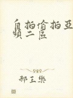 自拍偷拍亚洲视频二区