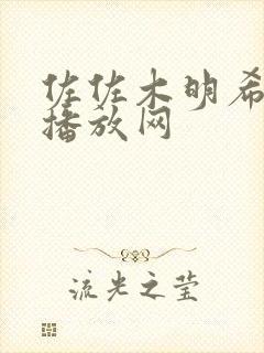 佐佐木明希在线播放网