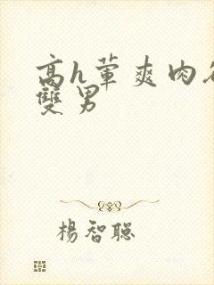 高h荤爽肉欲文双男