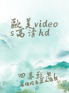欧美videos高清hd