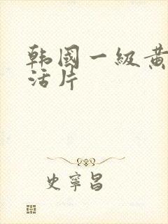 韩国一级黄色生活片