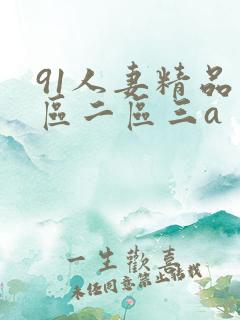 91人妻精品一区二区三a