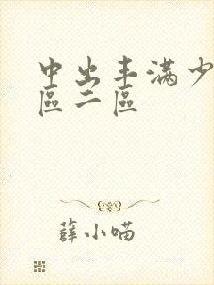 中出丰满少妇一区二区