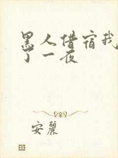 黑人借宿我被躁了一夜