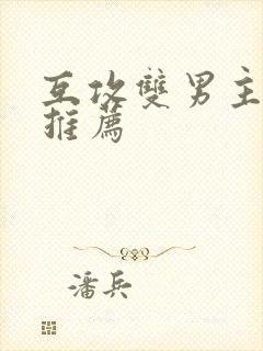 互攻双男主小说推荐