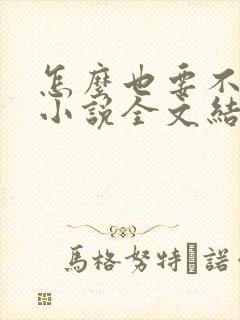 怎么也要不够她小说全文结局无弹窗笔趣阁