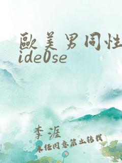 欧美男同性恋vide0se
