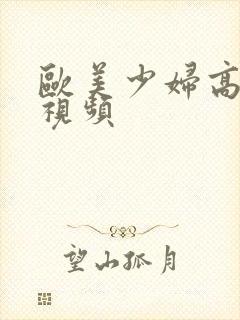 欧美少妇高清性视频