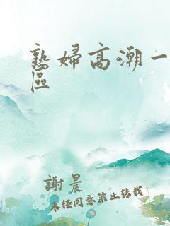 熟妇高潮一区二区